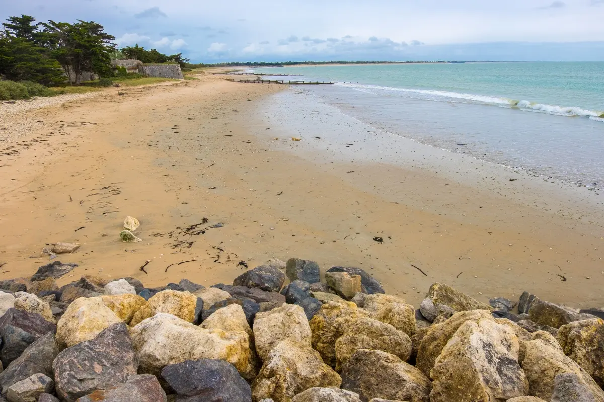 Holz Strand en re Campingplatz