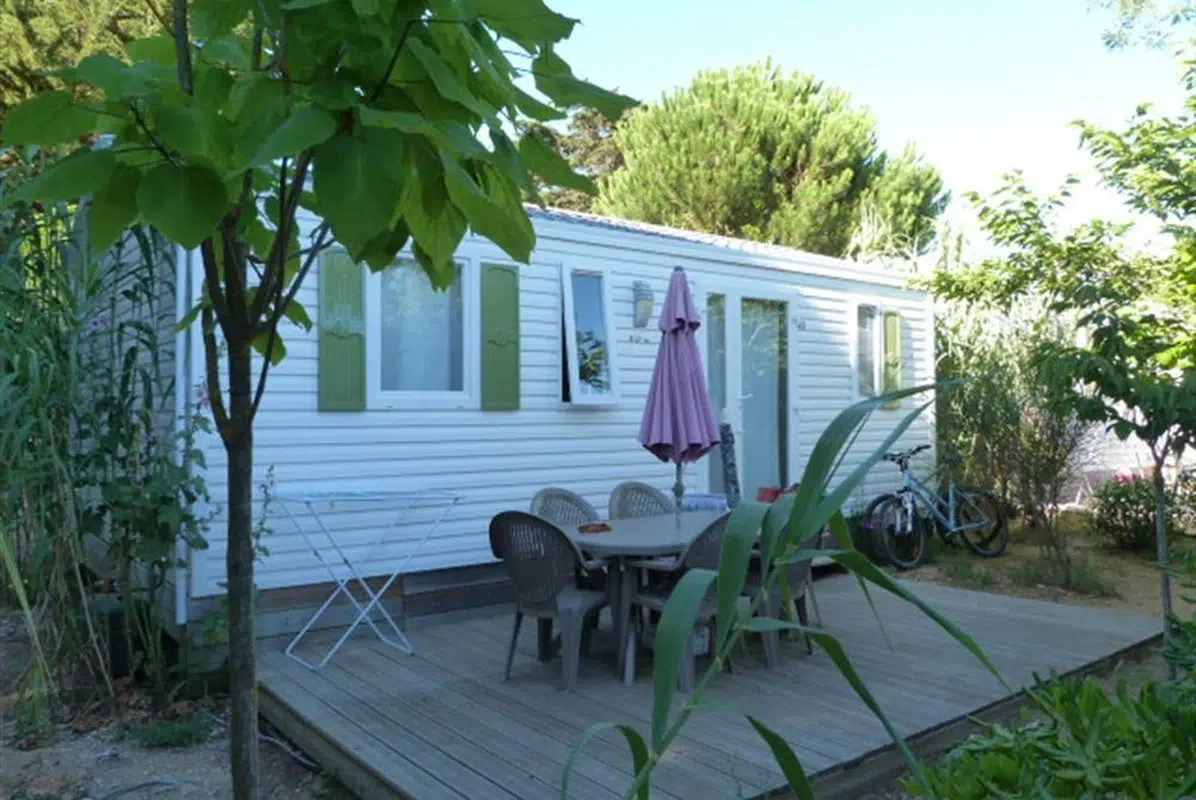 Mobil-home CONFORT 27m² / 2 chambres – terrasse